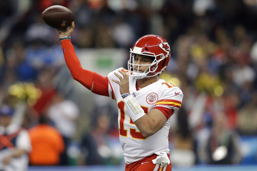 Patrick Mahomes, segundo más votado, en juego en México