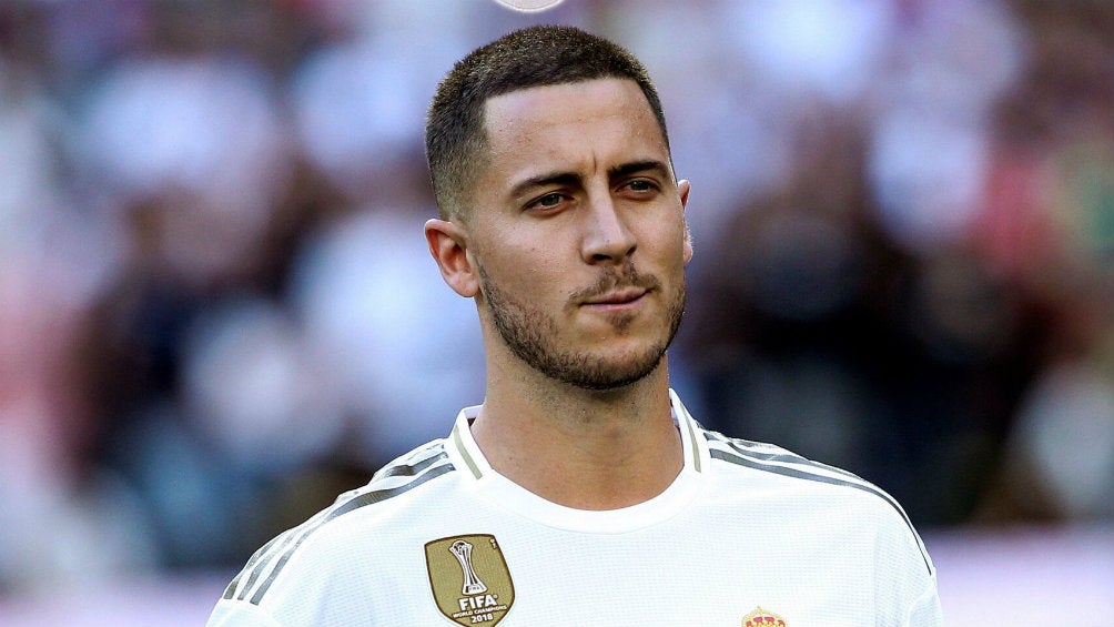 Eden Hazard jugando con Real Madrid