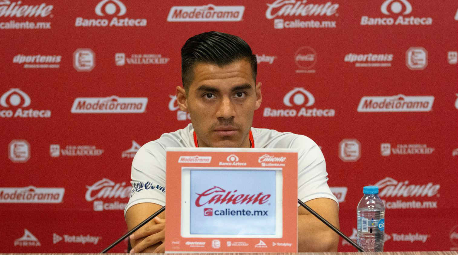 Aldo Rocha hoy en conferencia de prensa con Morelia 