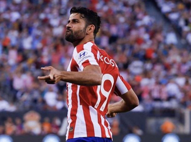 DIiego Costa durante un partido del Atlético de Madrid