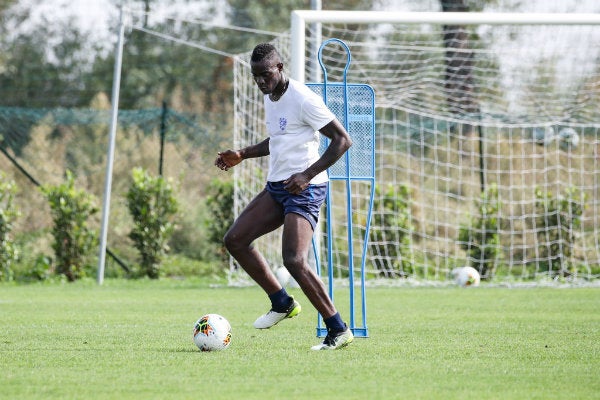 Mario Balotelli en práctica con Brescia