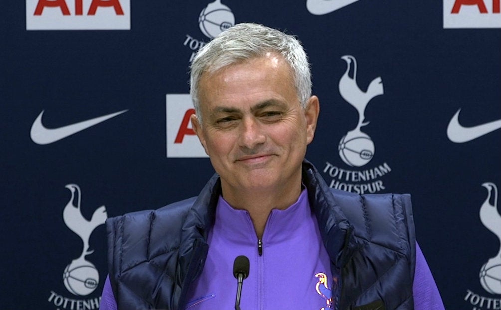 Mourinho, en la conferencia de su presentación con el Tottenham