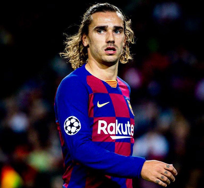 Griezmann durante un compromiso con el Barça 