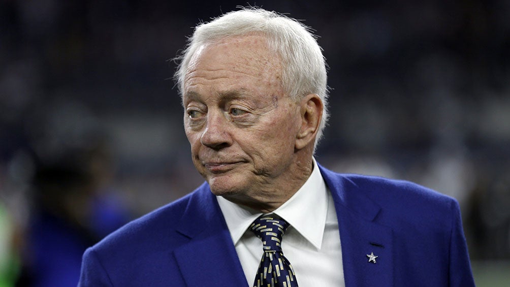 Jerry Jones, en un partido de los Cowboys