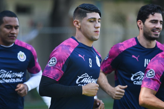 Pulido, en un entrenamiento