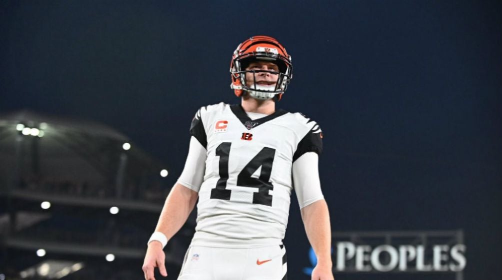 Andy Dalton en juego con los Bengals 