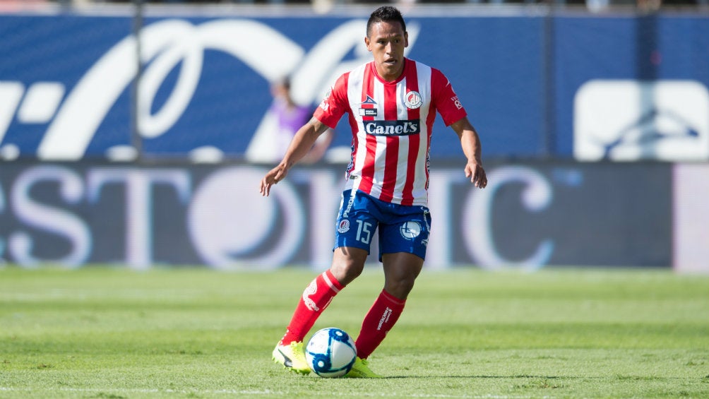 El 'Perrito' Sánchez durante un partido del San Luis