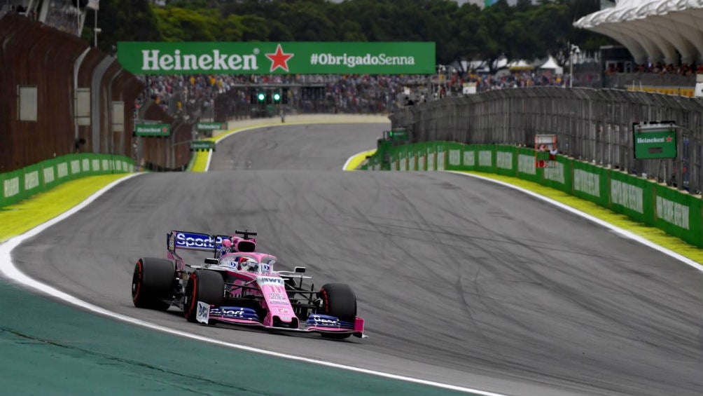 Checo y su Raicing Point en el GP de Brasil