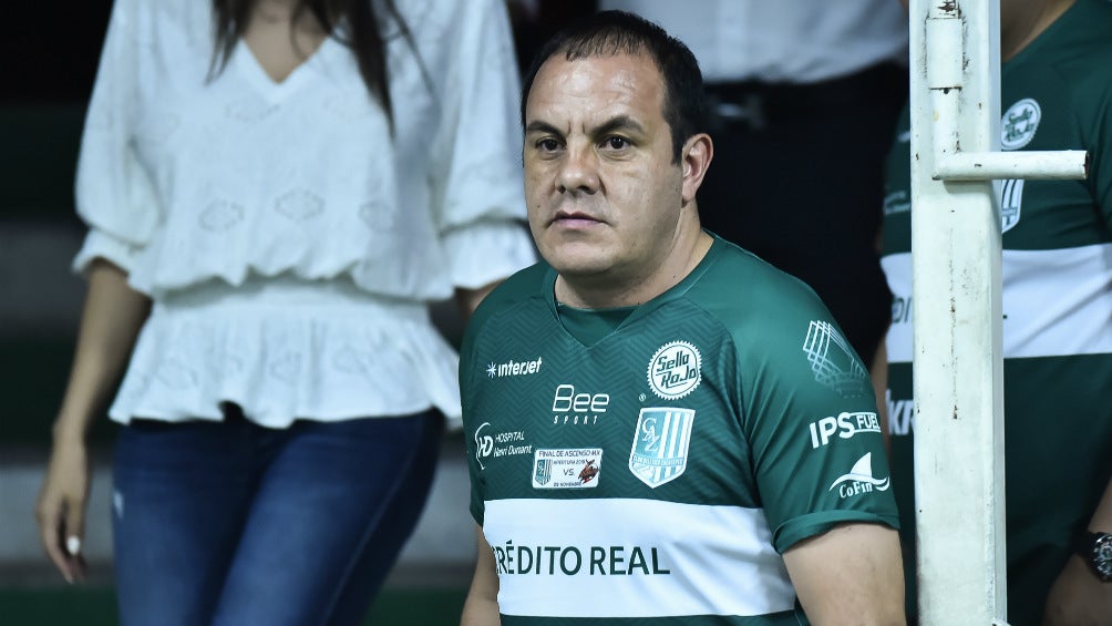 Cuauhtémoc Blanco en el Estadio Agustín Coruco Díaz