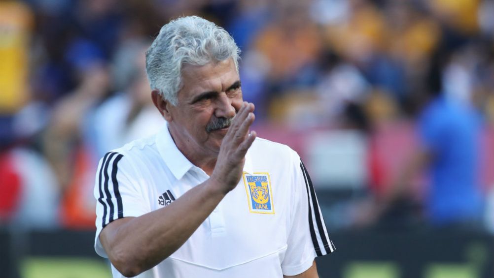 Ferretti, en un partido de Tigres