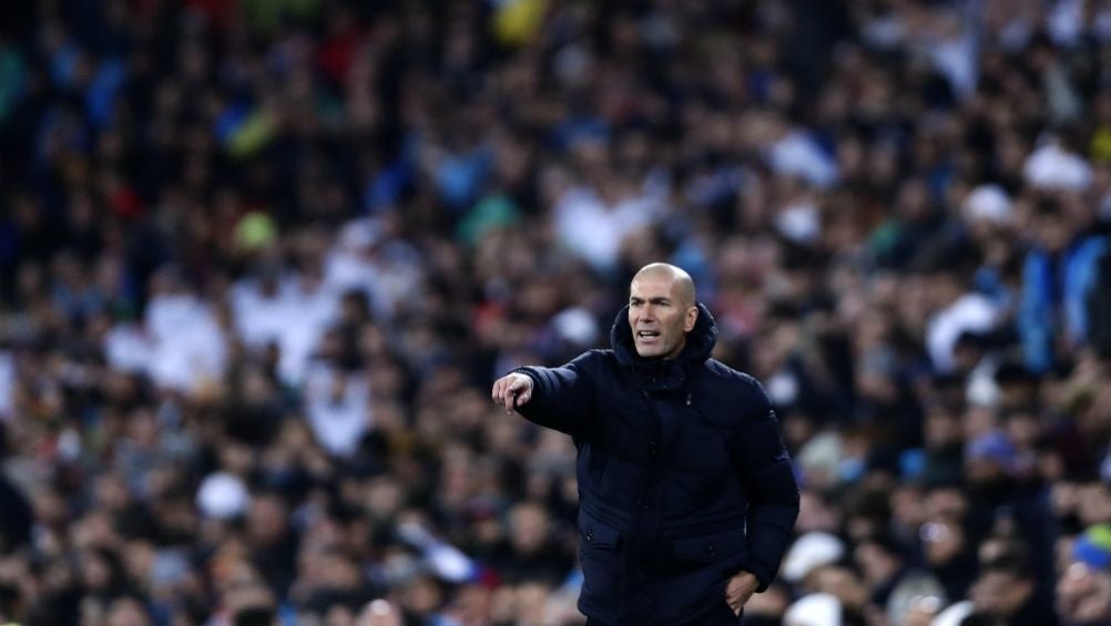 Zidane, en el partido ante Alavés