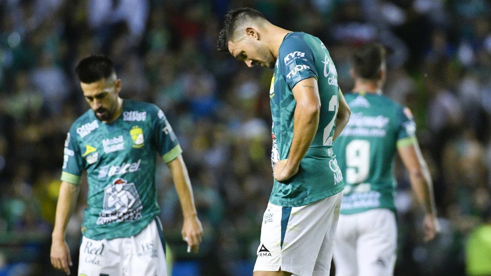 Jugadores del León lamentan la eliminación ante el Morelia