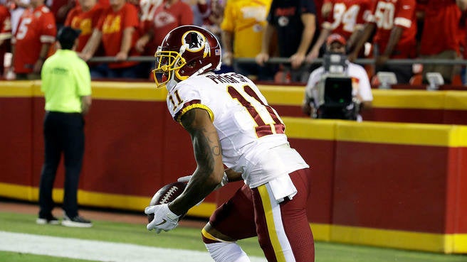 Terrelle Pryor con los Washington Redskins