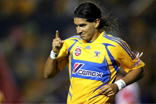 Sebastián 'Loco' Abreu como jugador de Tigres