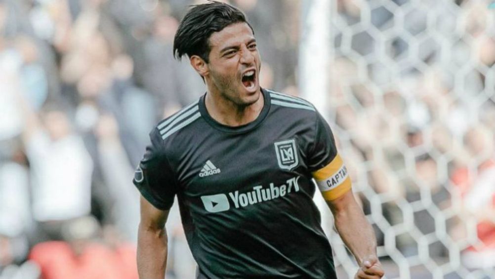 Carlos Vela, en un partido de LAFC