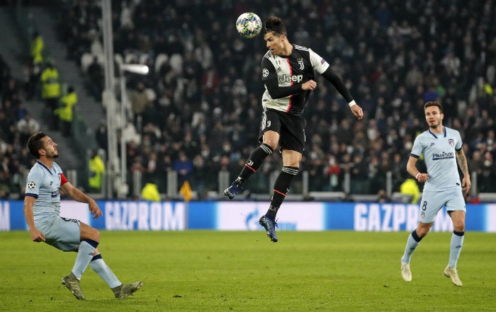 CR7, en un partido de Juventus