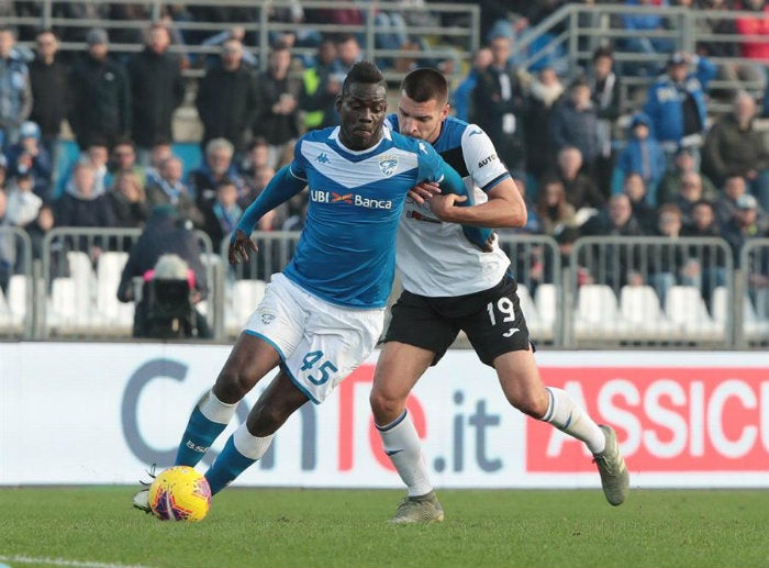 Balotelli, durante el partido