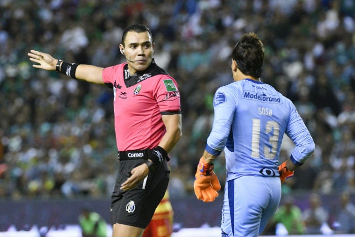 Marco Antonio Ortiz, durante el partido