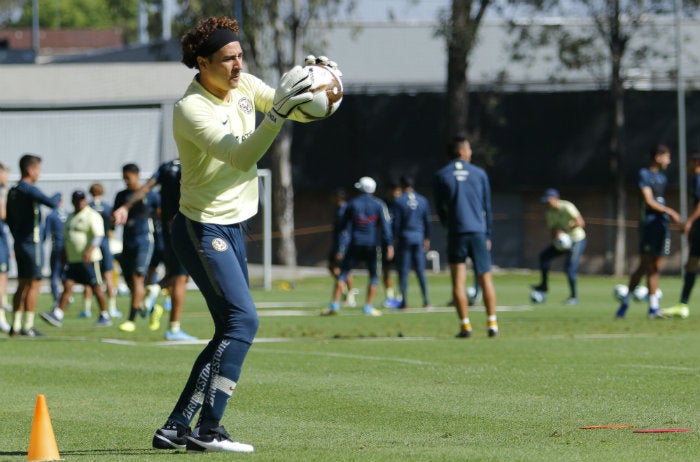 Ochoa, en un entrenamiento