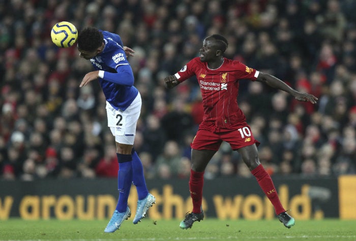 Mané, durante el partido ante Everton