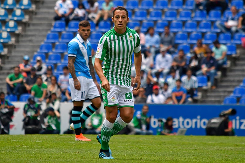 Andrés Guardado, en un partido con el Betis