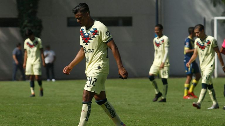 Jugadores Sub 17 de América tras un juego