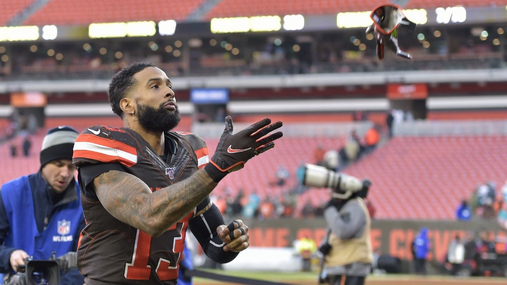 Odell Beckham Jr tras un juego de los Browns