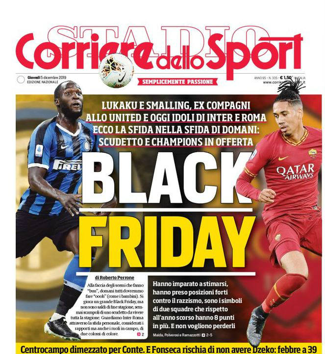 Portada de Corriere dello Sport