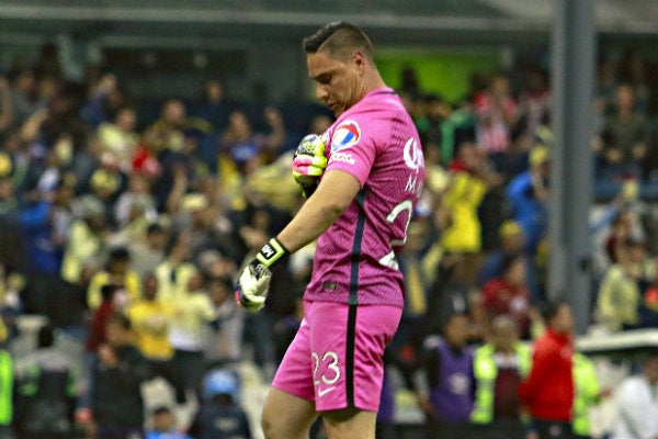 Moisés Muñoz como jugador de América