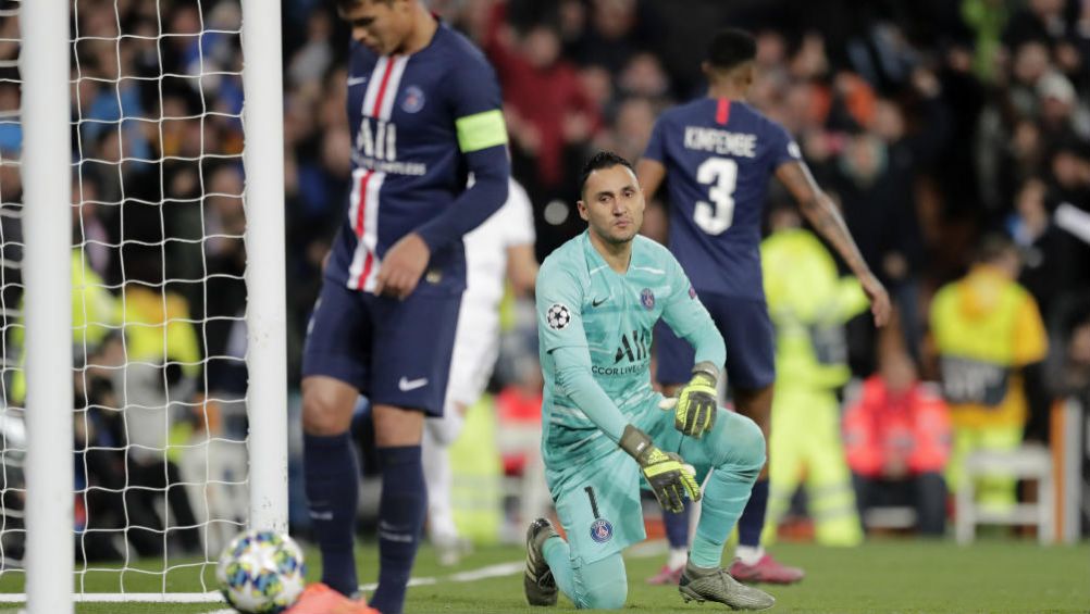 Navas, en un partido del PSG