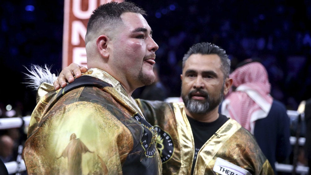 Andy Ruiz después de la pelea con Anthony Joshua