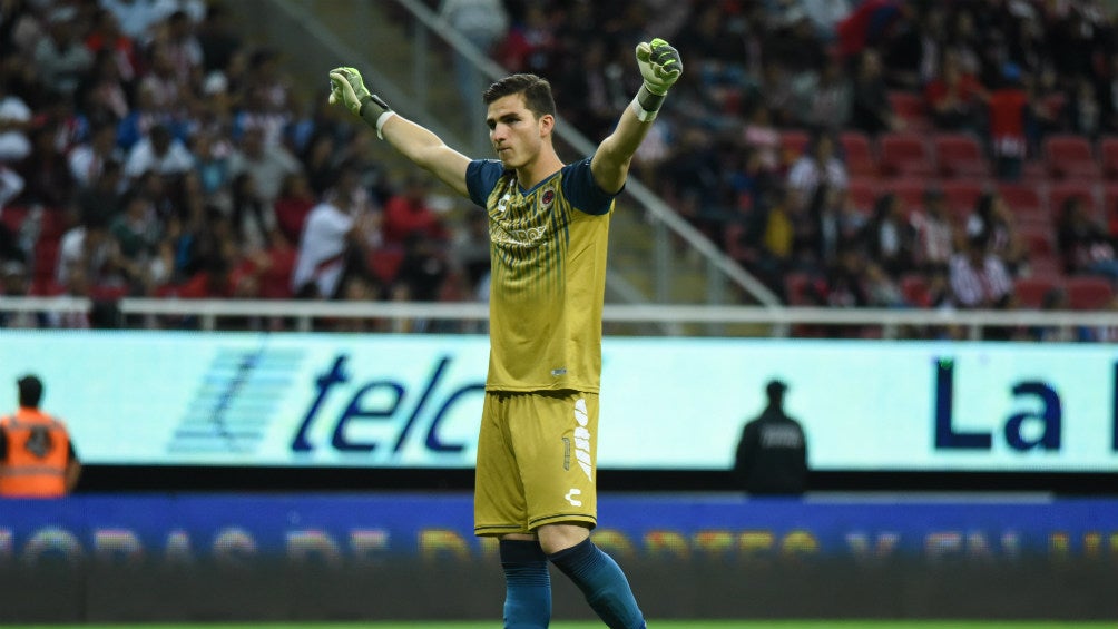 Sebastián Jurado durante un partido de Veracruz