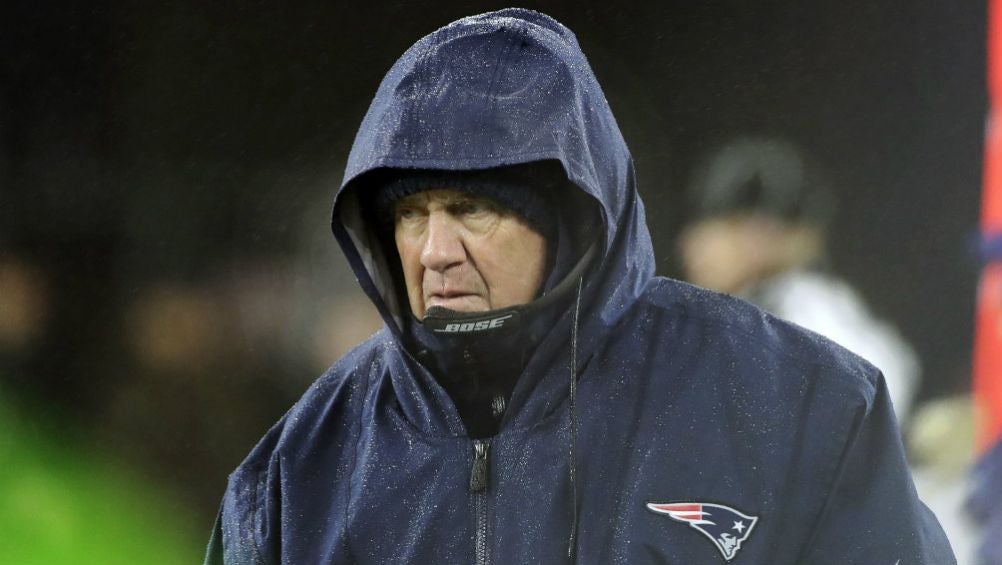 Bill Belichick, en un partido de Pats