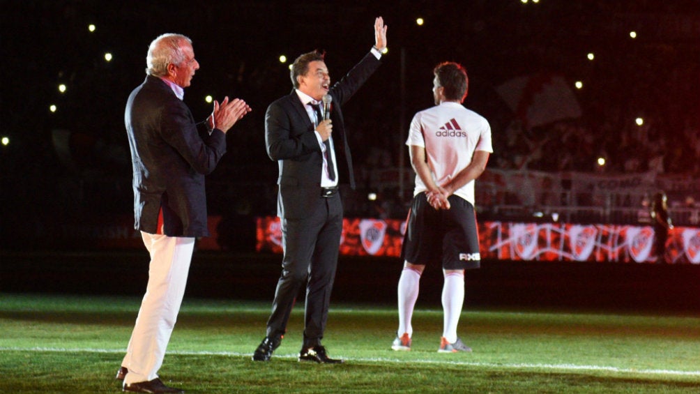 Marcelo Gallardo en el Monumental