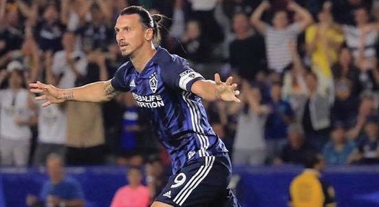 Zlatan, con el LA Galaxy