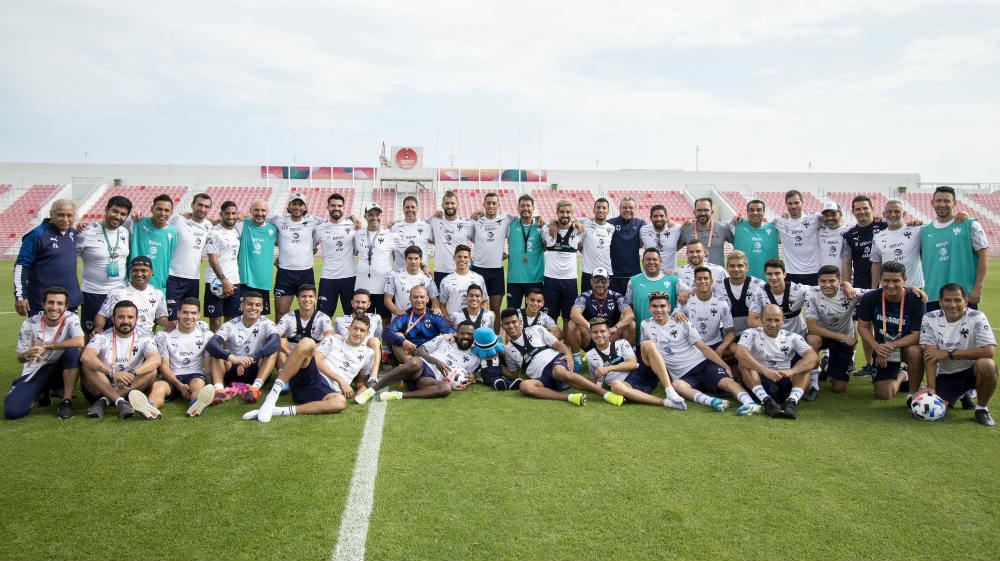 Rayados entrenó en el Estadio Jassim Bin Hamad