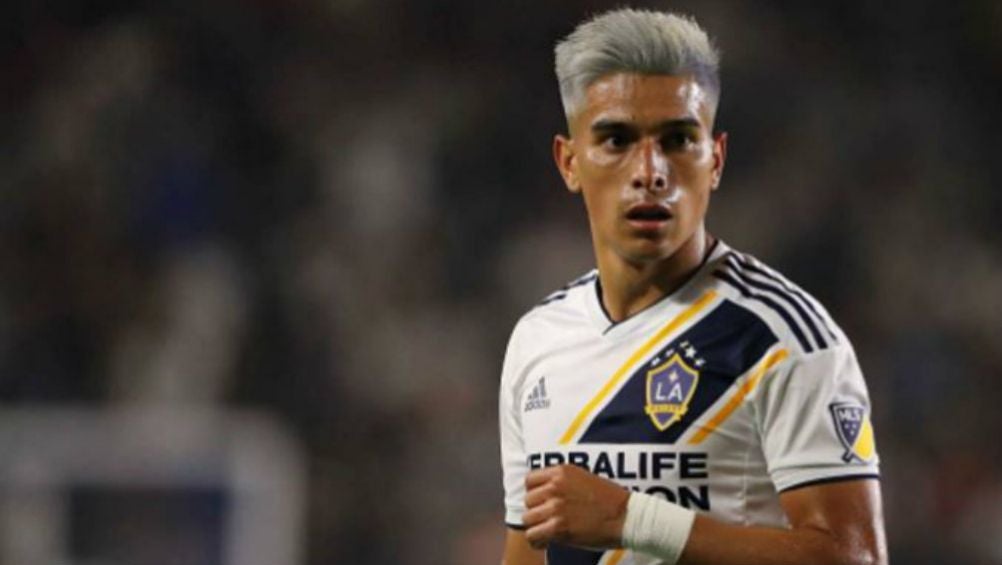 Favio Álvarez, en un partido del LA Galaxy