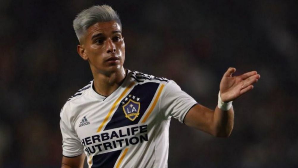 Favio Álvarez, en un partido del LA Galaxy