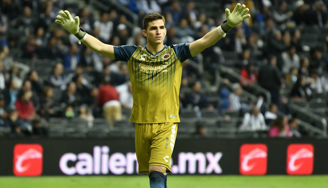 Sebastián Jurado durante el partido entre Monterrey y Veracruz