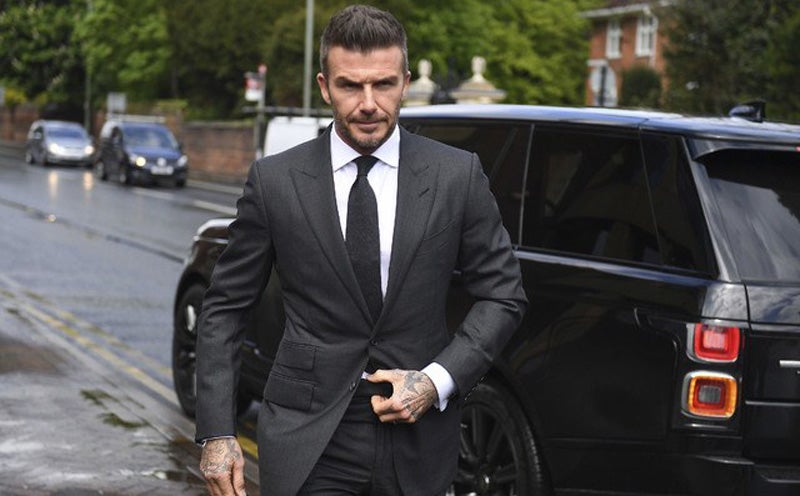 Beckham llega a la Corte de Magistrados de Bromley