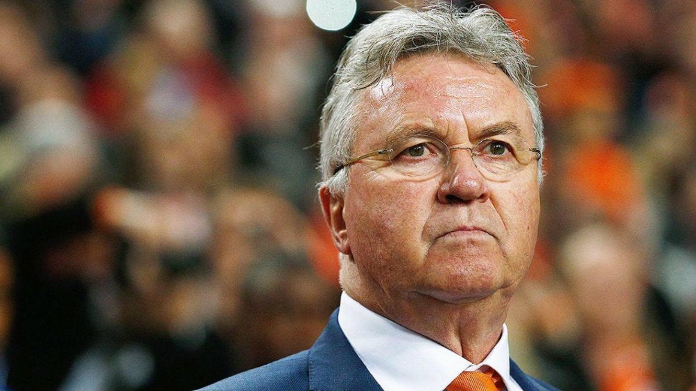 Guus Hiddink, en su etapa como entrenador de Holanda