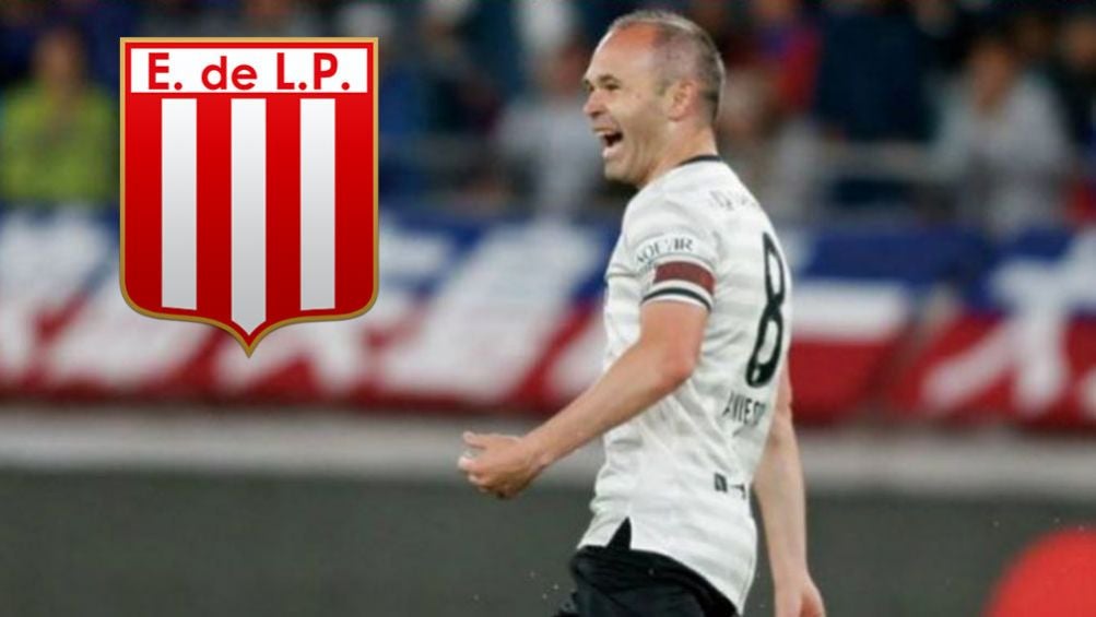 Iniesta festeja gol con Vissel