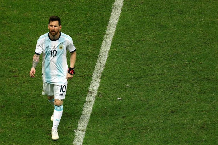 Messi, en la selección de Argentina