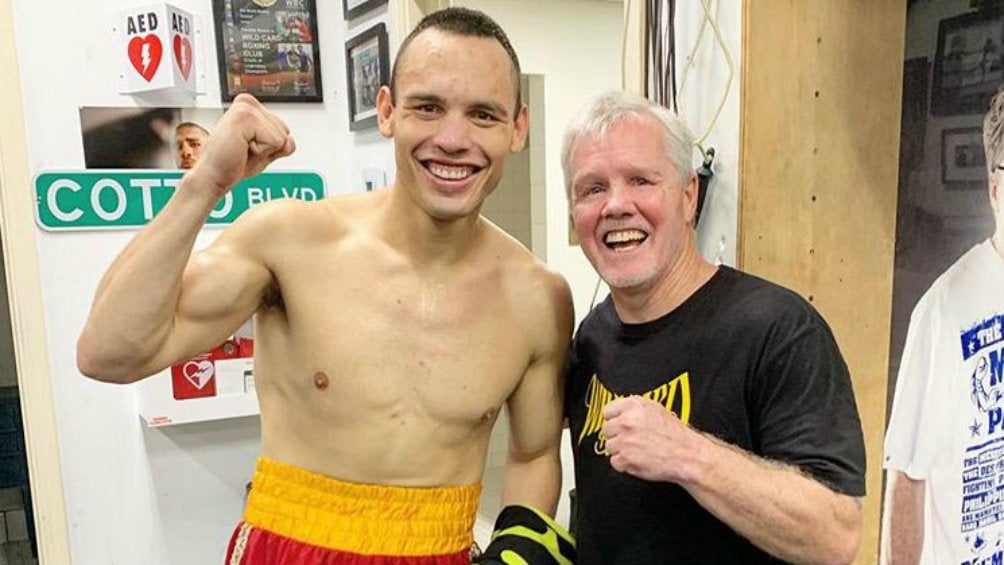 Julio César Chávez Jr en su preparación con Freddie Roach