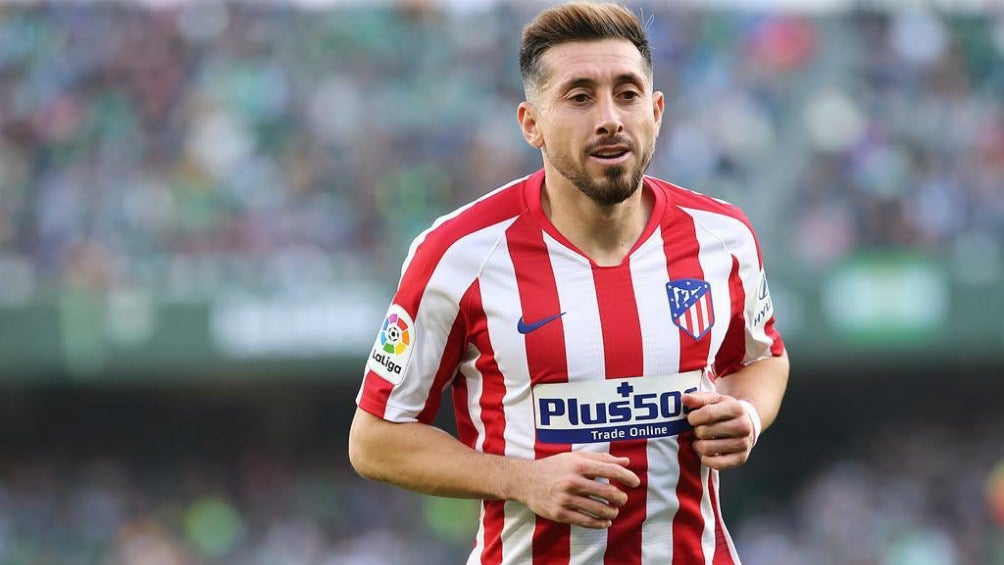 Héctor Herrera durante el partido entre Atlético de Madrid y Real Betis