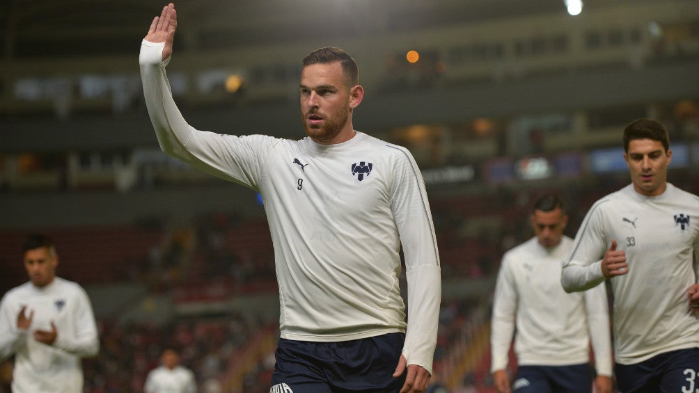 Vincent Janssen previo al partido entre Necaxa y Monterrey