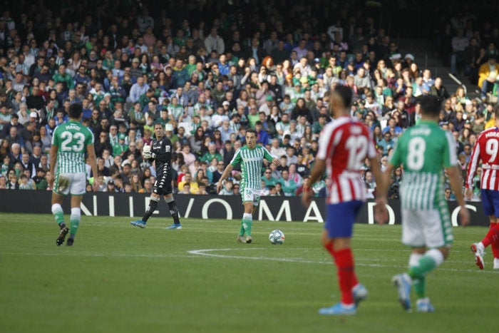 Guardado, durante el partido ante Atlético