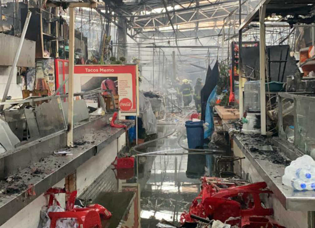 Interior del mercado de San Cosme