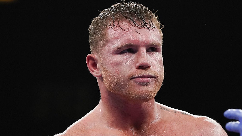 Canelo en una pelea