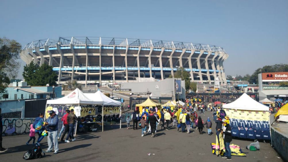 Vista del Estadio Azteca